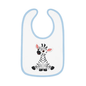 Baby Contrast Trim Jersey Bib