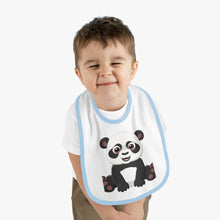 Load image into Gallery viewer, Baby Contrast Trim Jersey Bib