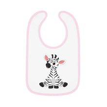 Load image into Gallery viewer, Baby Contrast Trim Jersey Bib