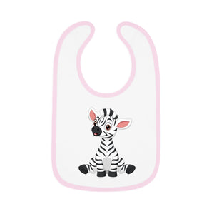 Baby Contrast Trim Jersey Bib