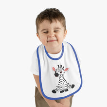 Load image into Gallery viewer, Baby Contrast Trim Jersey Bib