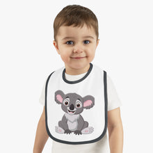 Load image into Gallery viewer, Baby Contrast Trim Jersey Bib