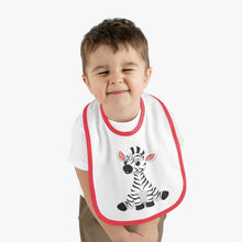 Load image into Gallery viewer, Baby Contrast Trim Jersey Bib