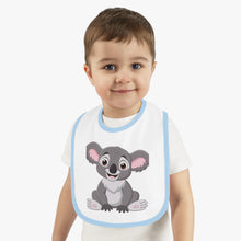 Load image into Gallery viewer, Baby Contrast Trim Jersey Bib