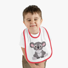 Load image into Gallery viewer, Baby Contrast Trim Jersey Bib