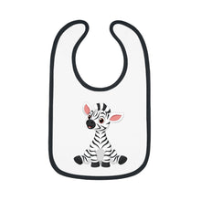 Load image into Gallery viewer, Baby Contrast Trim Jersey Bib