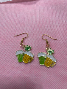 Lucky Clover Mug Celebration Earrings