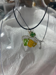 St Patricks Day Cheers Necklace