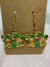 Load image into Gallery viewer, St Patricks Day Celebration earrings