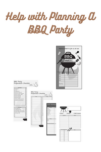 Easy to Print Help To Plan a BBQ Party