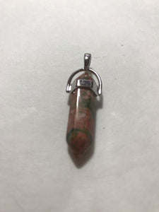 Multi-Color Hexagonal Pendant