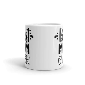 Best Mom White Glossy Ceramic Mug