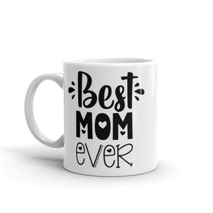 Best Mom White Glossy Ceramic Mug