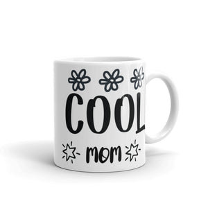 Cool Mom White Glossy Ceramic Mug