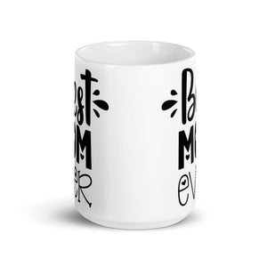 Best Mom White Glossy Ceramic Mug