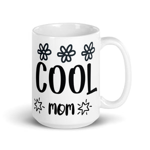 Cool Mom White Glossy Ceramic Mug